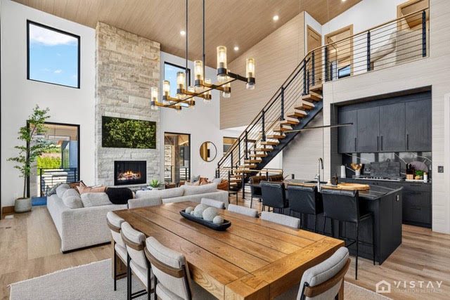 Interior of a Vistay vacation home in Brian Head